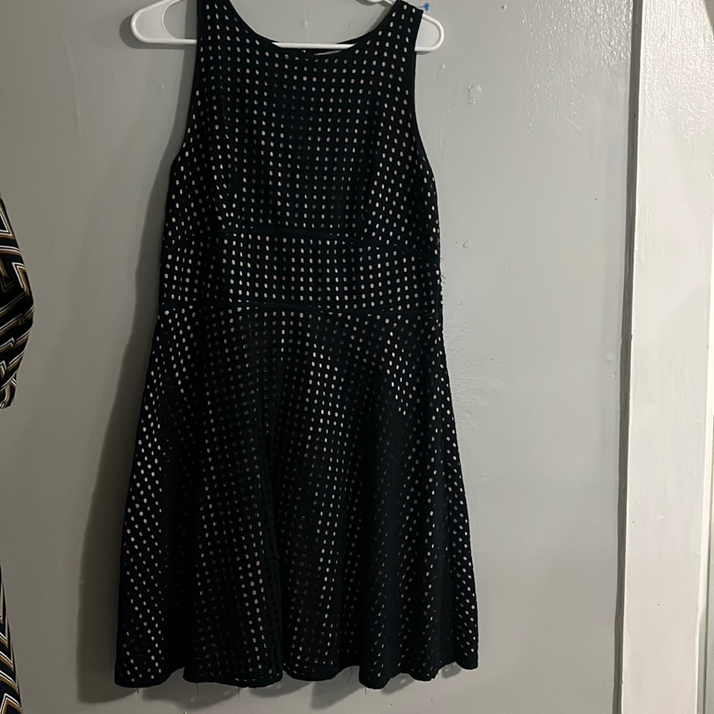 Loft Navy with beige sleeveless